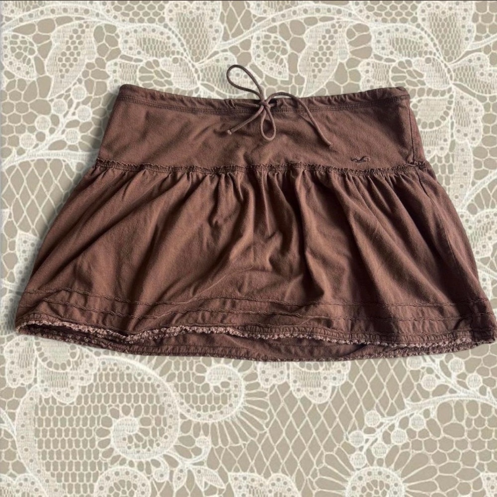Vintage 2000s Hollister Brown Skirt